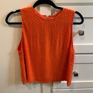 Alice & Olivia sequin top